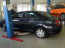 работы с двигателем в автосервисе Toyota