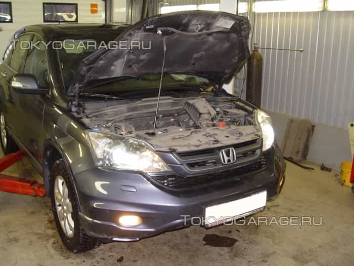 Заправка и ремонт автокондиционера Honda CR-V. Фото 1