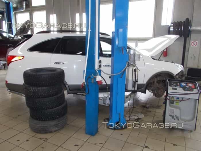 Шиномонтаж Hyundai ix55. Фото 3