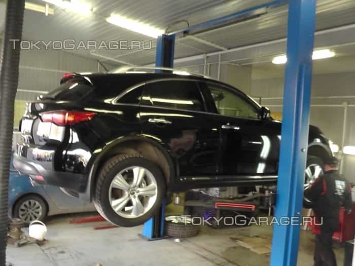 Шиномонтаж Infiniti FX37. Фото 2
