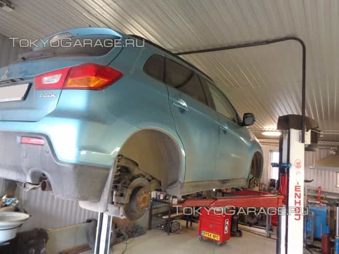 Шиномонтаж Mitsubishi ASX (АСХ). Фото 2