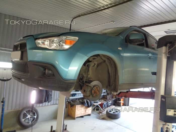 Шиномонтаж Mitsubishi ASX (АСХ). Фото 6