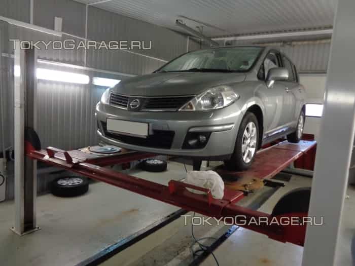 Шиномонтаж Nissan Tiida (Тиида). Фото 1