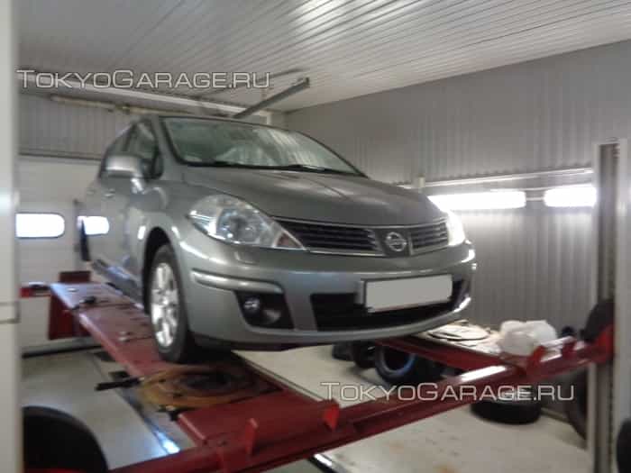 Шиномонтаж Nissan Tiida (Тиида). Фото 2