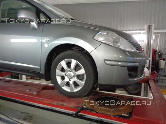 Шиномонтаж Nissan Tiida (Тиида). Фото 3