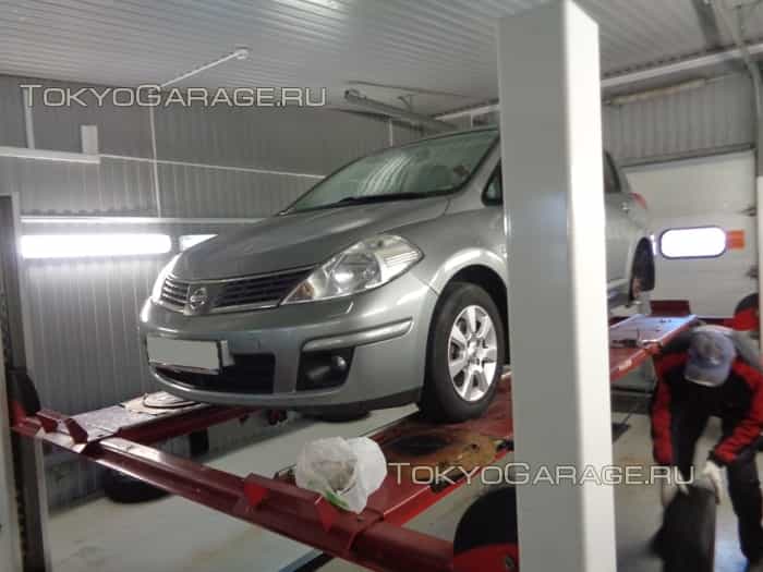 Шиномонтаж Nissan Tiida (Тиида). Фото 8